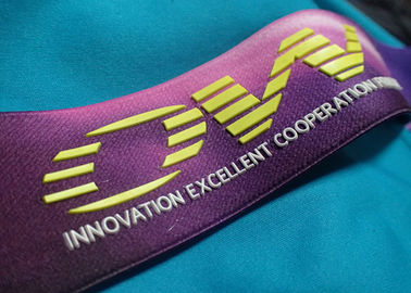 Custom Logo and Non-slip Silicone Elastic Tape for Garment Coat Jacket