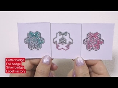 Настраиваемые пластыри из ТПУ Блестящий значок Фольга значок