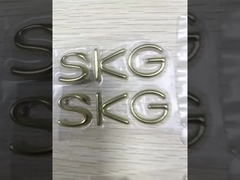 Специальное серебряное золотое ТПУ теплопередача 3D рельефный логотип для футболки