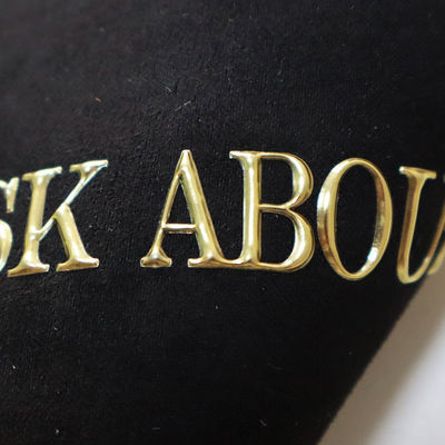 Глянцевый черный термотрансферный ярлык из ТПУ (0,2 мм, для термопереноса на ткань)