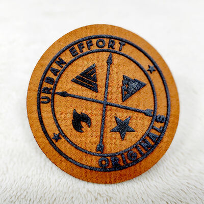Durable Foam Print Badge - 3D Embossed Pattern Heat Transfer Label for Garment Accessories