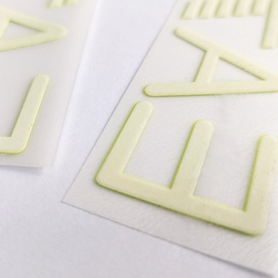 Ярлыки одежды передачи тепла силикона 3D Eco дружелюбные с отражательным влиянием