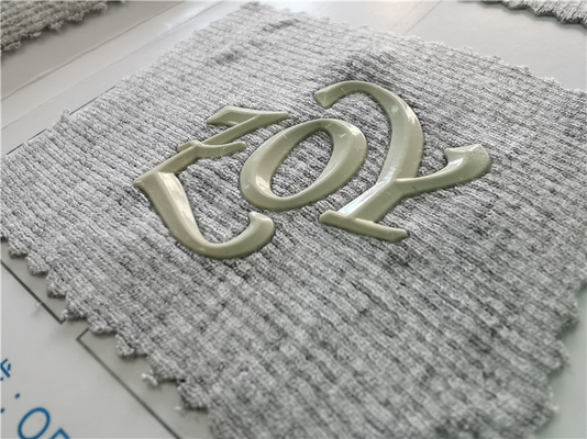 Washable одежда передачи тепла значка 3D Tagless обозначает материал силикона