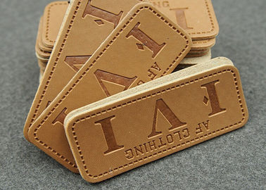 Прочная изготовленная на заказ одежда латает кожаные заплаты для логотипа джинсов Принтабле