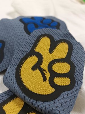 OEKOTEX Embossed Logo Промываемые пластыри Перепродаваемые пользовательские пластыри