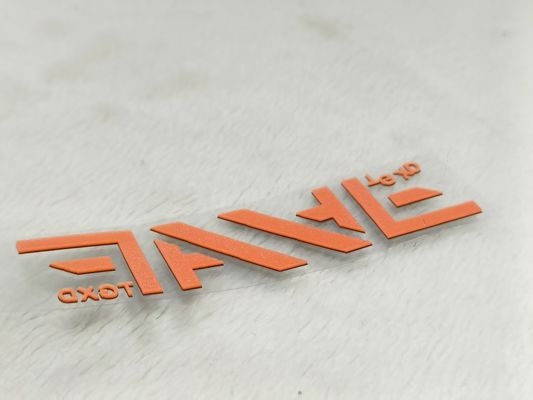 OEM толстый силиконовый 3D одежда теплопередающий этикетки Oeko Tex со специальной текстурой