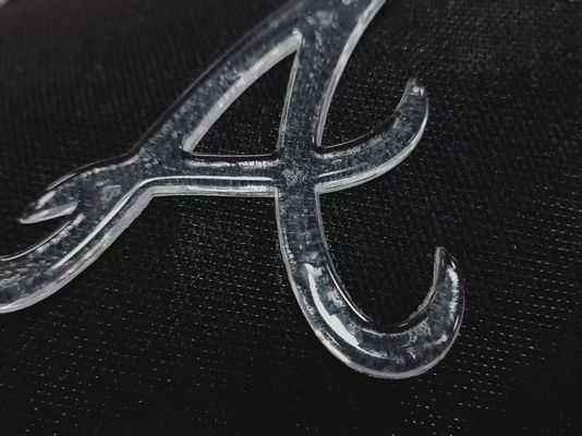 Настройка имитации льда полупрозрачный блестящий ТПУ логотип теплопередача значок для одежды