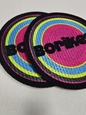 Специальный тепловой пресс Флоккинг логотип Патч железо на тепловой передачи виниловой футболка