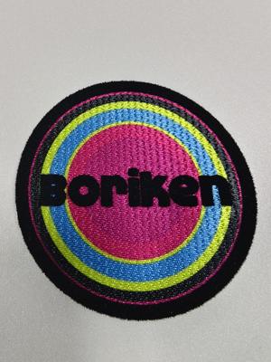 Специальный тепловой пресс Флоккинг логотип Патч железо на тепловой передачи виниловой футболка