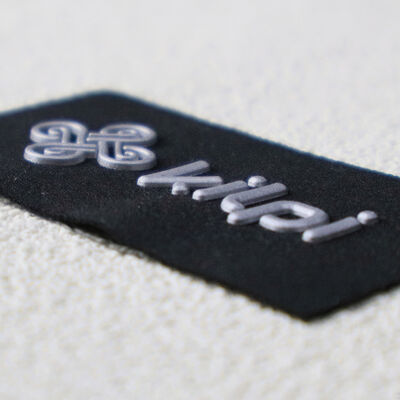 Ultraleather Voltage Logo Patches - Brand Emblem Badges for Apparel Bags | Wholesale & Custom