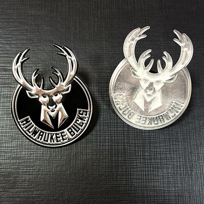 Эмблема теплопередачи TPU - 3D металлический эффект Custom Logo Patch для одежды