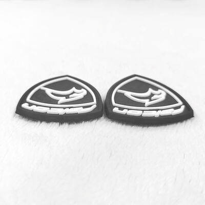 Custom 3D Silicone Patch with Raised Logo for Sportswear and Streetwear