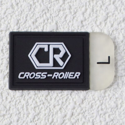 Силиконовый маркировщик размеров   Custom CR Logo Rubber Patch with Left/Right Marker для спортивной одежды и обуви