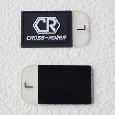 Силиконовый маркировщик размеров   Custom CR Logo Rubber Patch with Left/Right Marker для спортивной одежды и обуви