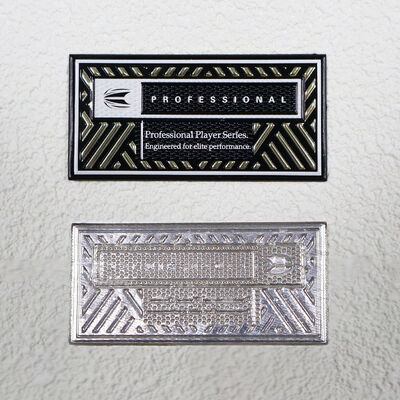 Высокочастотная нашивка из ТПУ с индивидуальным дизайном - Металлическое золото и черный, значок профессионального игрока для спортивной одежды