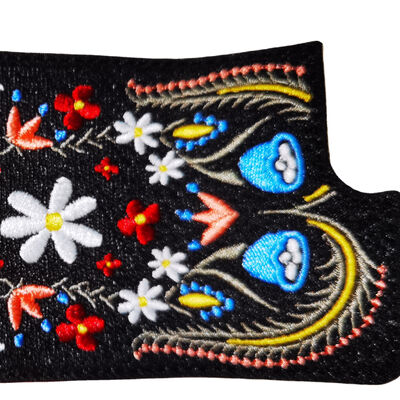 Дизайнерская эмблема бренда логотип 3D мода этнический стиль вышивка пластырь для одежды