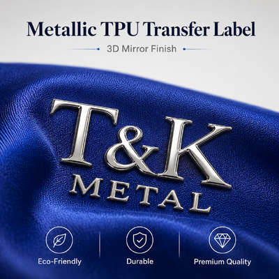 Настройка логотипа теплопередачи Tpu 3D Tpu Label Transfer Soft Tpu Logo для одежды