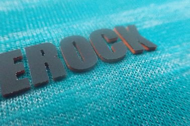 ярлыки одежды передачи тепла значка силикона 3Д экологически дружелюбные