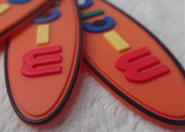 Нетоксические овальные творческие резиновые заплаты логотипа для одежд/детей кладут в мешки
