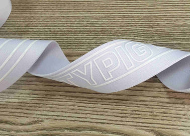 Вайстбанд ленты Эко дружелюбной сплетенный узкой частью широким напечатанный силиконом эластичный