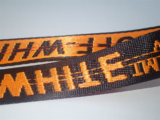 Мода вводит сильный и Hardwearing логотип жаккарда Webbing в моду подгонянный
