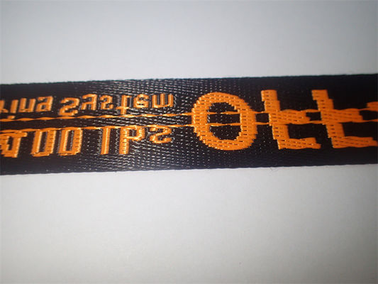 Мода вводит сильный и Hardwearing логотип жаккарда Webbing в моду подгонянный