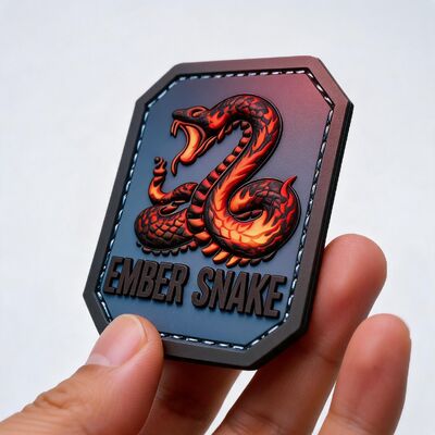 Изготовленные на заказ 3D рельефные мягкие ПВХ-нашивки высокой плотности, оптовая продажа, многоцветная персонализированная тисненая резиновая этикетка с острыми деталями